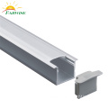 Recessed Aluminum LED Profile For Indirect Lights Linear